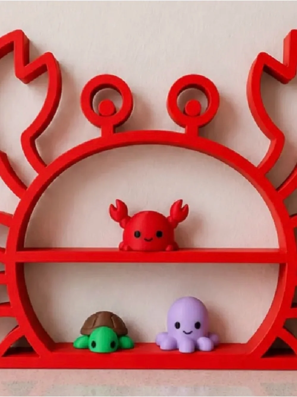 Red Crab Shelf - Home Tabletop Decor- new